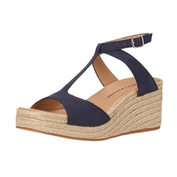 Lucky Brand New Women's Valki Wedge Espadrille Suede Sandal Sz 10 - Picture 3 of 11